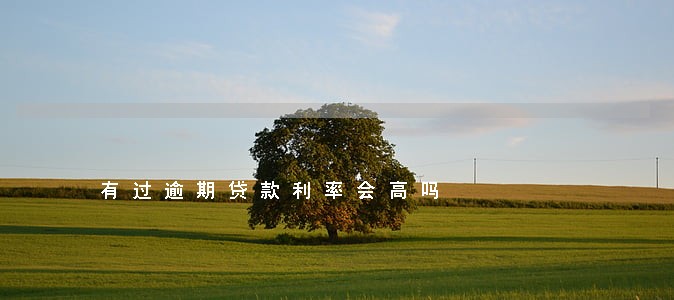 有过逾期贷款利率会高吗 有过逾期贷款利率会高吗