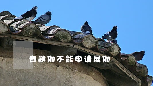 有逾期不能申请展期 有逾期不能申请展期