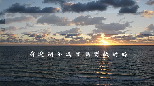 有逾期不还宜信贷款的吗 有逾期不还宜信贷款的吗