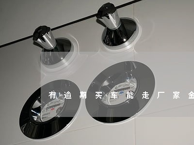 有逾期买车能走厂家金融吗 有逾期买车能走厂家金融吗