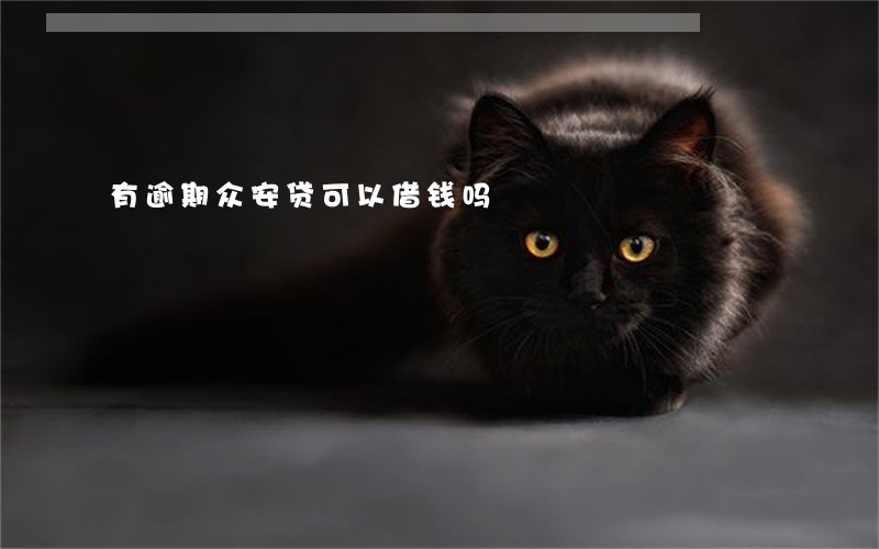 有逾期众安贷可以借钱吗