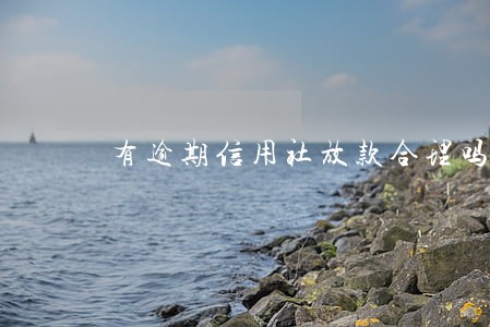 有逾期信用社放款合理吗