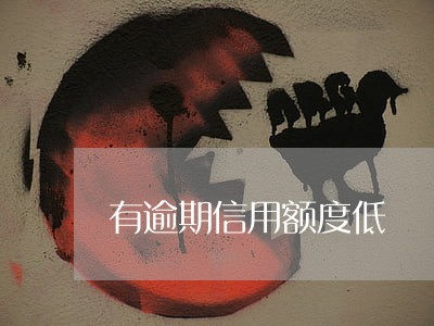 有逾期信用额度低
