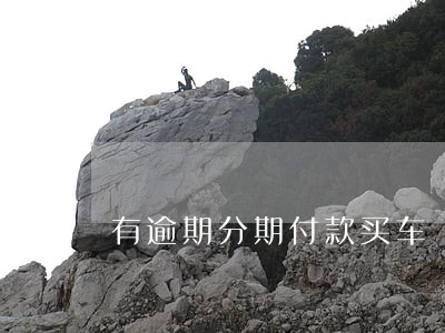 有逾期分期付款买车 有逾期分期付款买车