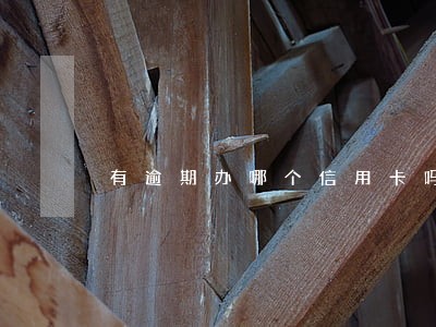 有逾期办哪个信用卡吗