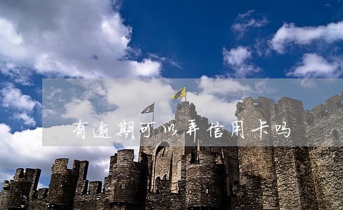 有逾期可以弄信用卡吗 有逾期可以弄信用卡吗