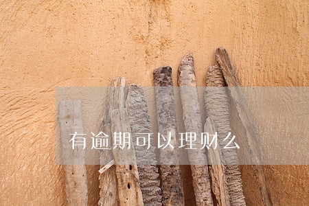 有逾期可以理财么 有逾期可以理财么