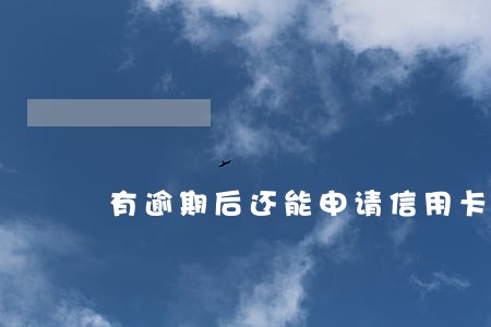 有逾期后还能申请信用卡吗 有逾期后还能申请信用卡吗