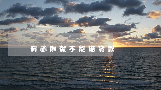 有逾期就不能借贷款 有逾期就不能借贷款