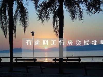 有逾期工行房贷能批吗