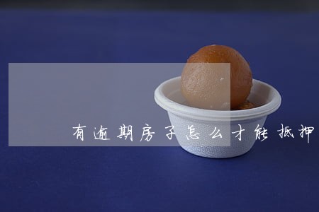 有逾期房子怎么才能抵押贷款 有逾期房子怎么才能抵押贷款