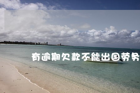 有逾期欠款不能出国劳务么 有逾期欠款不能出国劳务么
