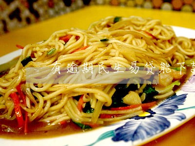 有逾期民生易贷能下款吗