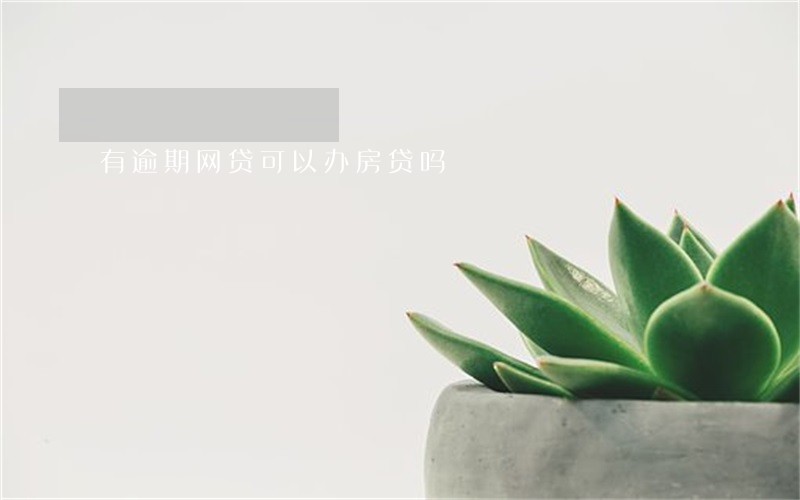 有逾期网贷可以办房贷吗 有逾期网贷可以办房贷吗