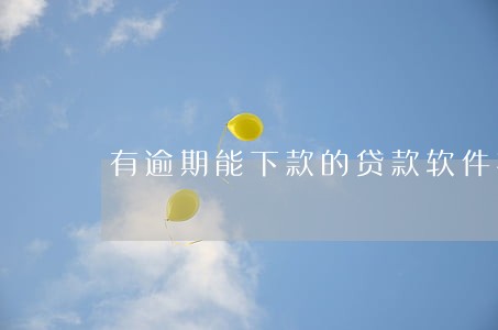 有逾期能下款的贷款软件排行榜