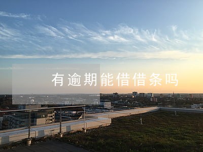 有逾期能借借条吗 有逾期能借借条吗