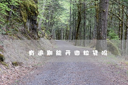有逾期能开微粒贷吗 有逾期能开微粒贷吗