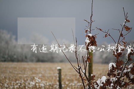 有逾期记录不能公积金贷款买房 有逾期记录不能公积金贷款买房