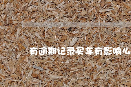 有逾期记录买车有影响么 有逾期记录买车有影响么