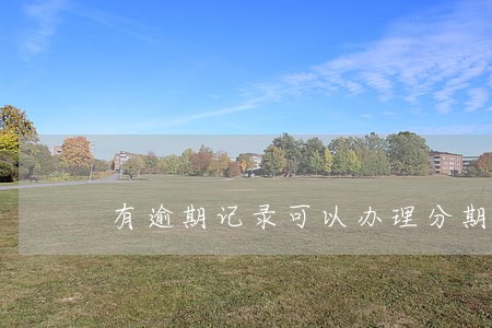 有逾期记录可以办理分期吗 有逾期记录可以办理分期吗