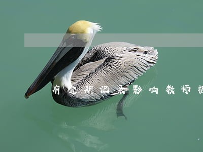 有逾期记录影响教师招聘考察吗 有逾期记录影响教师招聘考察吗
