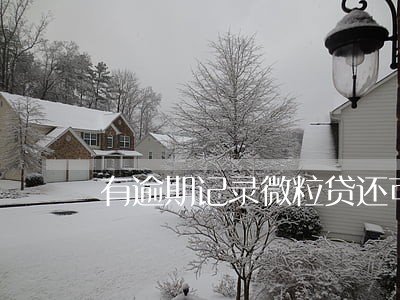 有逾期记录微粒贷还可以用吗 有逾期记录微粒贷还可以用吗
