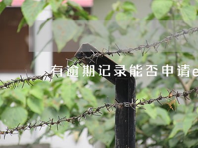 有逾期记录能否申请e秒贷