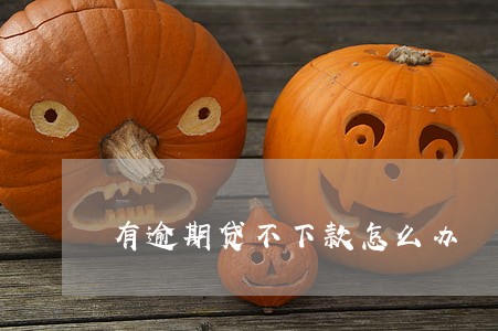 有逾期贷不下款怎么办 有逾期贷不下款怎么办