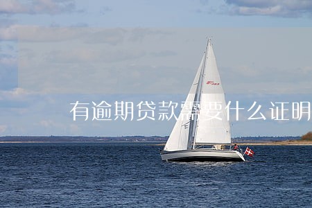 有逾期贷款需要什么证明 有逾期贷款需要什么证明
