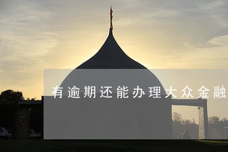 有逾期还能办理大众金融 有逾期还能办理大众金融