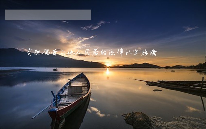 有配偶者与他人同居的法律认定赔偿 有配偶者与他人同居的法律认定赔偿