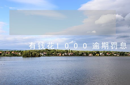 有钱花1000逾期罚息 有钱花1000逾期罚息