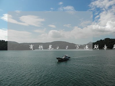 有钱花20万逾期亲身经历 有钱花20万逾期亲身经历
