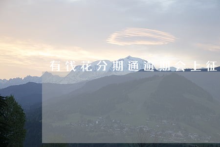 有钱花分期通逾期会上征信吗 有钱花分期通逾期会上征信吗