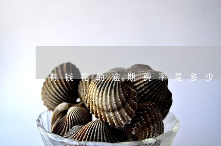 有钱花的逾期费率是多少 有钱花的逾期费率是多少