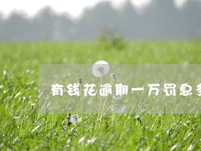 有钱花逾期一万罚息多少 有钱花逾期一万罚息多少