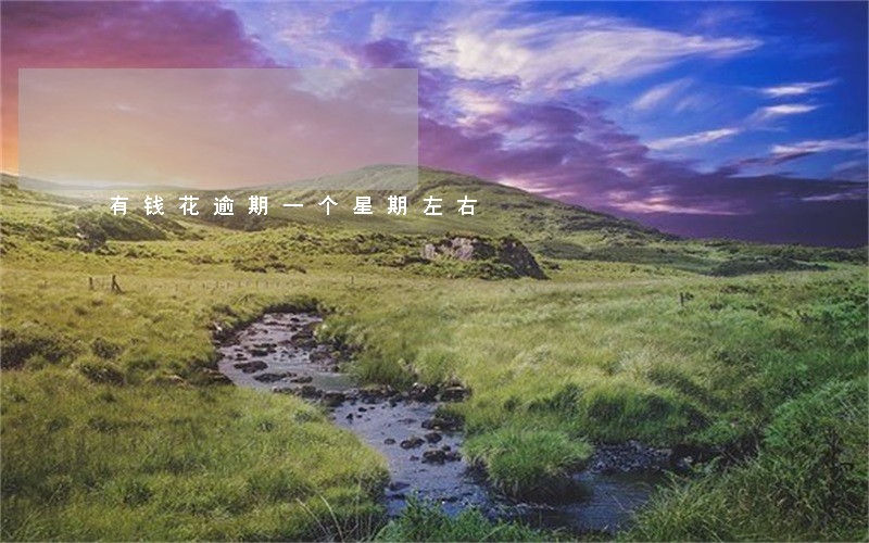 有钱花逾期一个星期左右 有钱花逾期一个星期左右