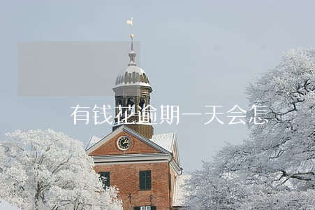 有钱花逾期一天会怎 有钱花逾期一天会怎