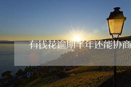 有钱花逾期半年还能协商吗
