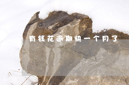 有钱花逾期快一个月了