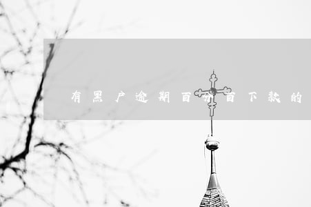 有黑户逾期百分百下款的口子吗 有黑户逾期百分百下款的口子吗