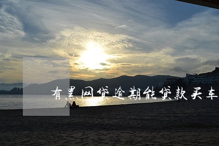 有黑网贷逾期能贷款买车吗 有黑网贷逾期能贷款买车吗
