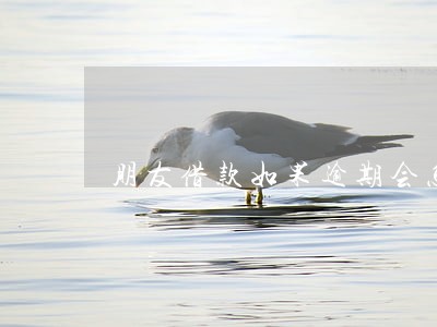 朋友借款如果逾期会怎么样 朋友借款如果逾期会怎么样