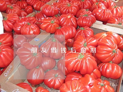 朋友借钱后逾期 朋友借钱后逾期