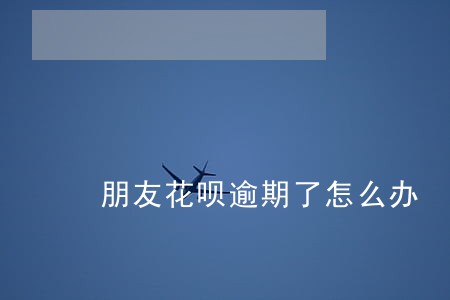 朋友花呗逾期了怎么办 朋友花呗逾期了怎么办