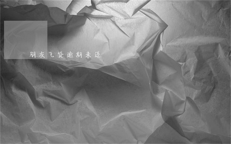 朋友飞贷逾期未还 朋友飞贷逾期未还