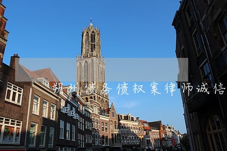 朔州债务债权案律师诚信服务 朔州债务债权案律师诚信服务