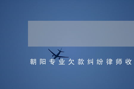 朝阳专业欠款纠纷律师收费 朝阳专业欠款纠纷律师收费
