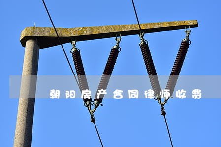 朝阳房产合同律师收费 朝阳房产合同律师收费