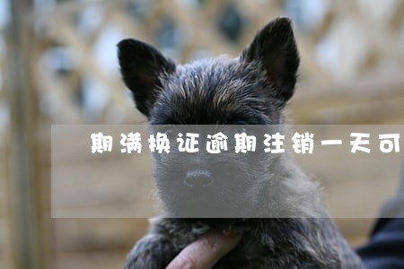 期满换证逾期注销一天可办理吗 期满换证逾期注销一天可办理吗